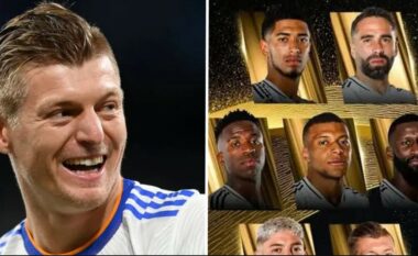 Toni Kroos ‘vjedh’ gjithë vëmendjen me kërkesën gazmore për lojtarët e Real Madridit për Topin e Artë