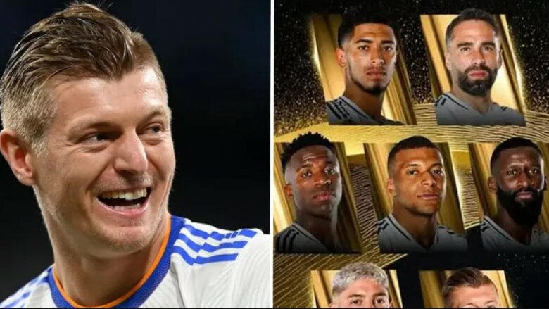 Toni Kroos ‘vjedh’ gjithë vëmendjen me kërkesën gazmore për lojtarët e Real Madridit për Topin e Artë