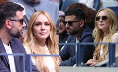 Lindsay Lohan dukej tejet elegante gjatë paraqitjes së saj në US Open