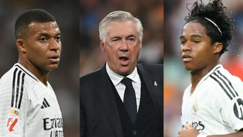 Ancelotti i dërgon një mesazh domethënës dyshes Mbappe dhe Endrick