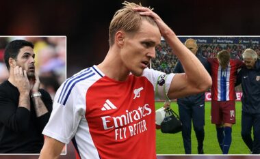 Nga përballja ndaj PSG-së te ajo kundër Liverpoolit – të gjitha ndeshjet që Odegaard do t’i mungojë Arsenalit