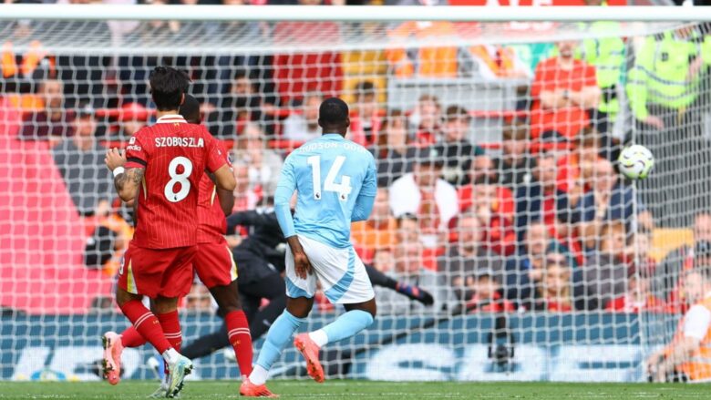 Nottingham Forest shkakton befasinë dhe mposht Liverpoolin në ‘Anfield’