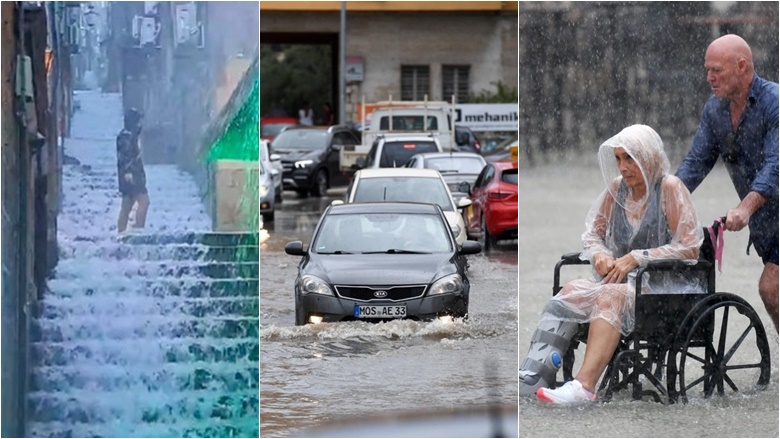 Një stuhi shiu e shoqëruar me bubullima ka goditur Dalmacinë, Dubrovniku më i godituri – banorëve u kërkohet të mos dalin nga shtëpitë