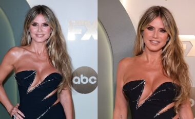 Heidi Klum mahnit me një fustan të zi, teksa merr pjesë në festën pas çmimeve “Emmy 2024”