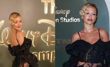 Rita Ora dhe bashkëshorti i saj Taika Waititi mahnisin me dukjen elegante në festën e “Disney”