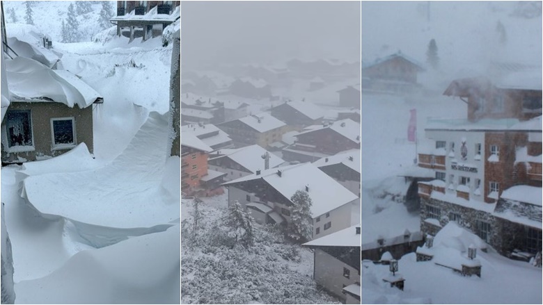 Si stuhitë e borës së shtatorit i shndërruan një pjesë të Alpeve në “një botë të çudirave të dimrit”