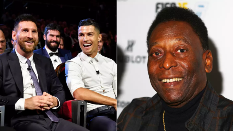 Pele dha përgjigjen perfekte kur iu kërkua të zgjedhë mes Messit dhe Ronaldos