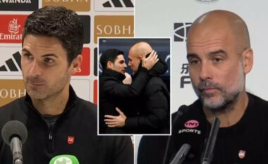 Mikel Arteta i përgjigjet Guardiolës pasi trajneri i Man Cityt i shpalli ‘luftë’ Arsenalit