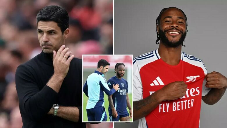 Arsenali konsideroi lëvizjen surprizë për yllin e Ligës Premier para se të nënshkruante me Sterling