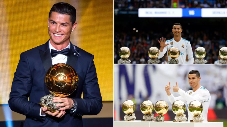 how many golden balls does cristiano ronaldo have