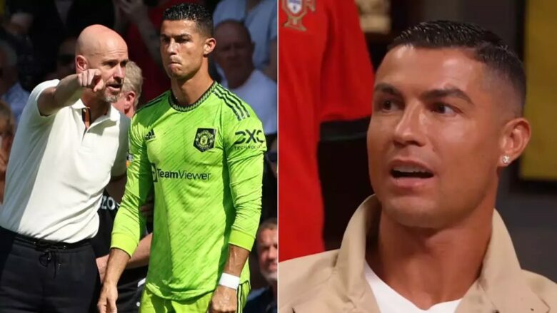 Zbulohet arsyeja qesharake që çoi deri tek prishja e raporteve mes Ronaldos dhe Ten Hagut