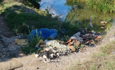 Mbeturina afër lumit ‘Morava’ në Kamenicë, komuna thotë se do të pastrohen në ditët në vazhdim