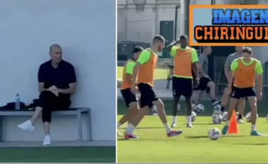 Zinedine Zidane shfaqet në stërvitjen e Betisit: Çfarë po bën atje?