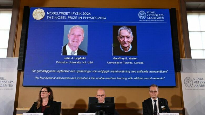 Çmimi Nobel në Fizikë 2024, shkencëtarët Hopfield dhe Hinton fitojnë për punën e mësimit të makinerive