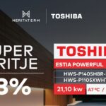 Meritaterm vazhdon kampanjën me super zbritje prej 33% për pompën termike më të mirë në treg, Toshiba