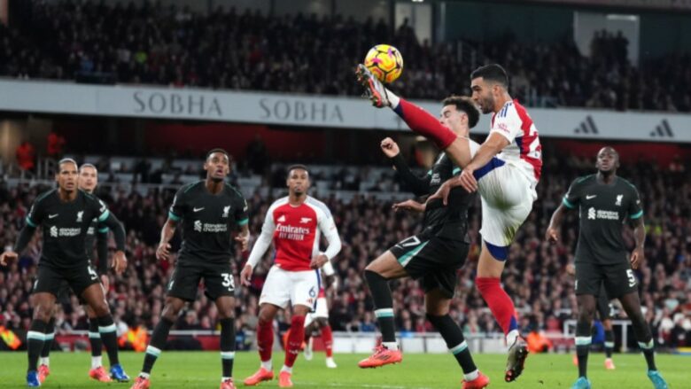 Notat e lojtarëve, Arsenal 2-2 Liverpool: Rice dhe Van Dijk mbi të tjerët