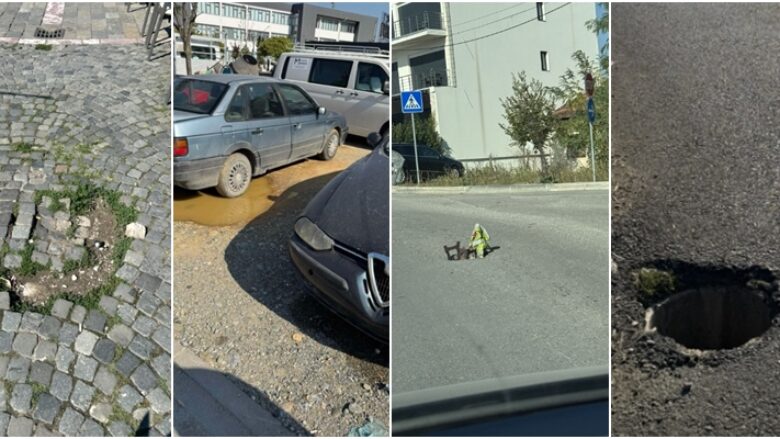 Gropat në rrugë të ndryshme të Gjakovës, shqetësim që po raportohet vazhdimisht nga banorët e kësaj komune