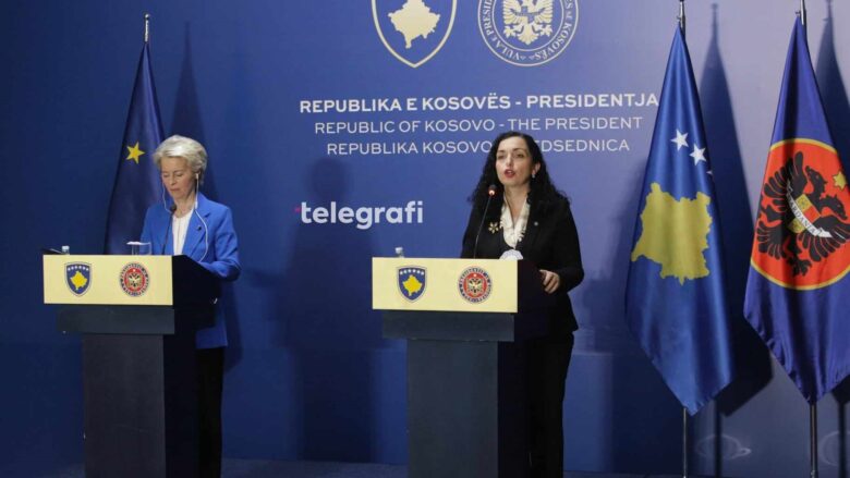 Osmani pas takimit me presidenten e Komisionit Evropian: Koha e fundit që masat e padrejta ndaj Kosovës të largohen