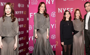 Emma Stone shfaqet me një stil të veçantë për Festivalin e Filmit në New York