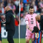 Messi ia plotëson dëshirën vogëlushit  për foto, por jo edhe dy të rriturve