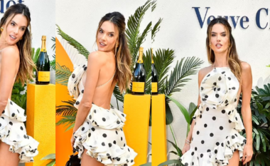 Alessandra Ambrosio duket tejet simpatike në ‘Veuve Clicquot Polo Classic’ në Kaliforni