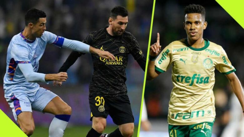 Një brazilian që ka lojtar të preferuar argjentinasin, Estevao: Më pëlqen Neymar dhe Ronaldo, por Messi është idhulli im