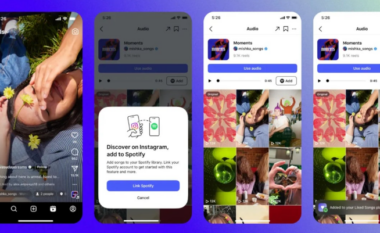 Instagram më në fund integron Spotify në aplikacion