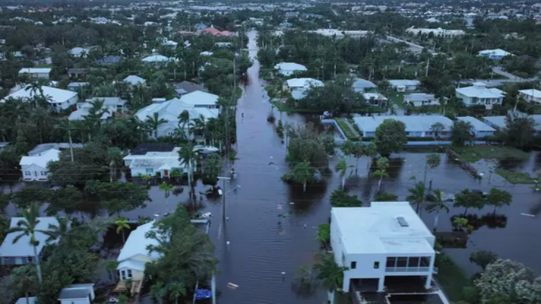 Pamjet nga droni zbulojnë shkallën e përmbytjeve në Florida