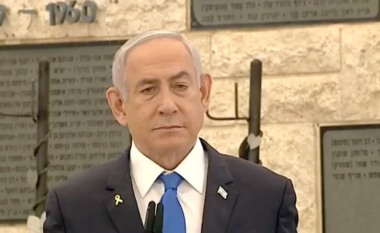 “Turp të qoftë”: Protestuesit ndërpresin fjalimin e Netanyahut në ceremoninë përkujtimore të viktimave