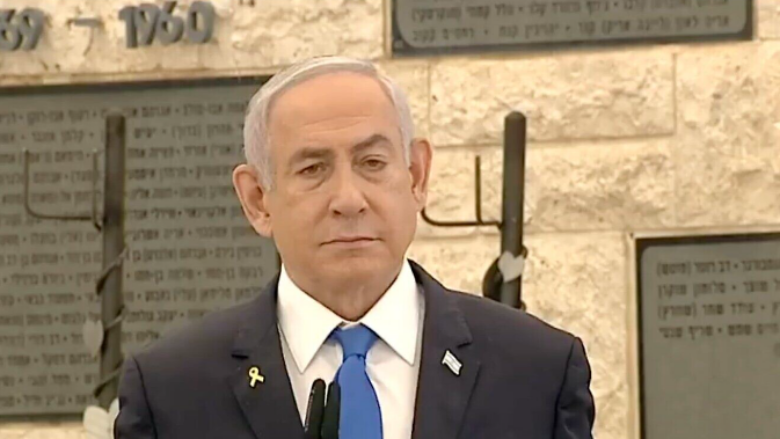 “Turp të qoftë”: Protestuesit ndërpresin fjalimin e Netanyahut në ceremoninë përkujtimore të viktimave