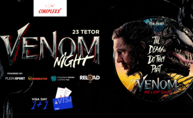 Cineplexx sjellë filmin “Venom: The last dance” me një super premierë dy ditë para premierës botërore!