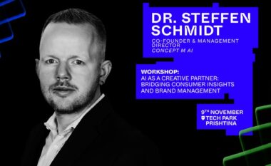 Drejtori i ‘Concept m AI’, Dr. Steffen Schmidt, mban përsëri punëtori në GrowthTank!