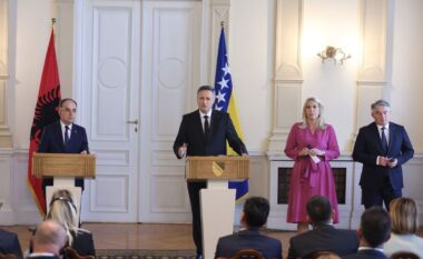 Begaj në BeH takon anëtarët e Presidencës: Njohja e Kosovës do të ndikojë në siguri dhe stabilitetin rajonal