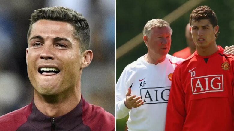 Ish-legjenda e Man Utd zbulon se si Ronaldo kishte ‘shpërthyer në lot’ gjatë një seance stërvitore