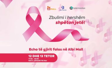 Echo falas për kancerin e gjirit në Albi Mall më 12 dhe 13 tetor