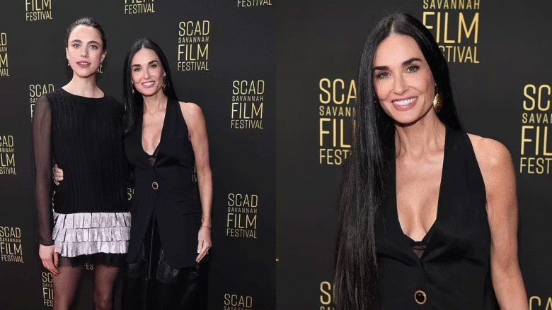 Demi Moore dhe Margaret Qualley rrezatojnë në Festivalin e Filmit SCAD Savannah