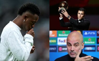 Guardiola tregon nëse Vinicius Jr duhet ta kishte fituar Topin e Artë, flet edhe për sabotimin e Real Madridit