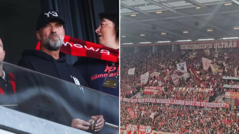 “A jeni i çmendur?”, tifozët e Mainz me pankarta shprehin pakënaqësinë ndaj ish-trajnerit të tyre Klopp