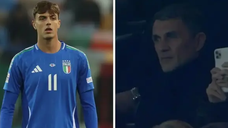 Paolo Maldini qan kur sheh djalin e tij të debutojë për Italinë