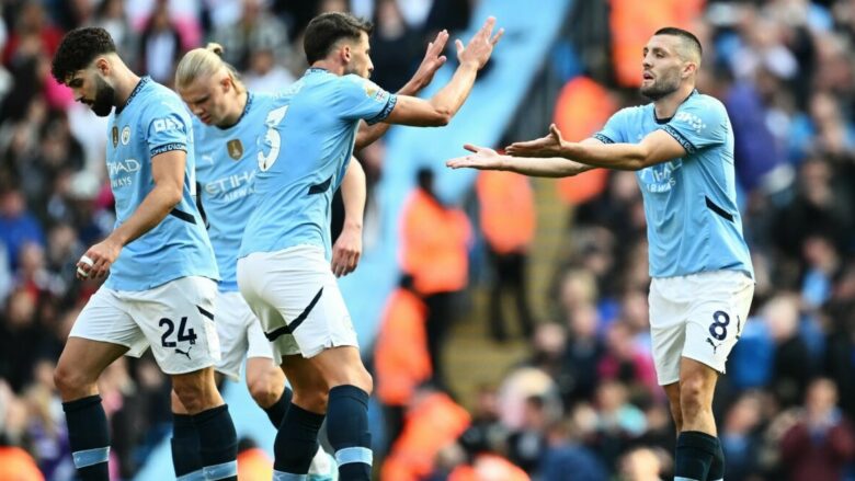 Man City rikthehet tek fitoret dhe mposht me përmbysje të rezultatit Fulhamin