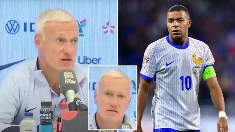 Deschamps thyen heshtjen për akuzat që e lidhin Mbappen për një rast dhunimi në Suedi