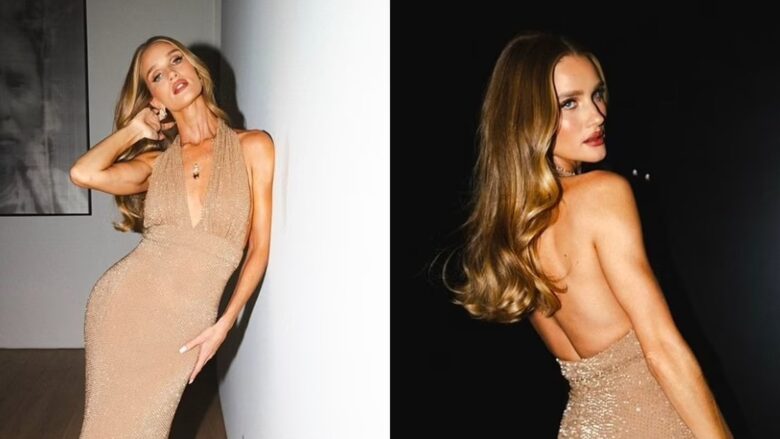 Rosie Huntington-Whiteley tregon fizikun e saj fantastik, në fotografitë nga ‘Academy Museum Gala’