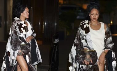 Rihanna shfaq stilin e saj të vjeshtës gjatë një daljeje në New York