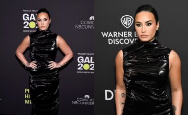 Demi Lovato duket fantastike me një fustan të zi për Gala-n e Ditës Botërore të Shëndetit Mendor