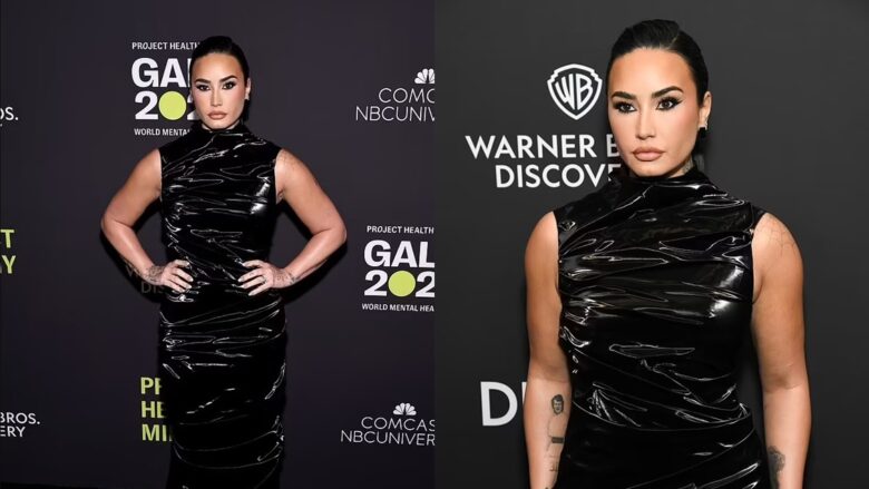 Demi Lovato duket fantastike me një fustan të zi për Gala-n e Ditës Botërore të Shëndetit Mendor