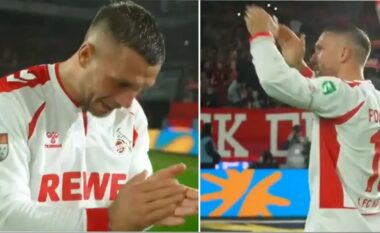 Lukas Podolski nuk i mban dot emocionet teksa i thotë lamtumirë futbollit në moshën 39-vjeçare