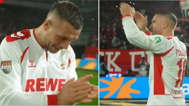 Lukas Podolski nuk i mban dot emocionet teksa i thotë lamtumirë futbollit në moshën 39-vjeçare