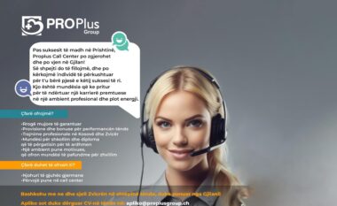 Proplus Call Center po vjen edhe në Gjilan!