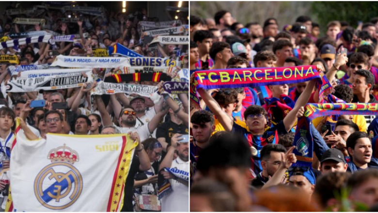 The frenzy of the fans before El Clasico at 