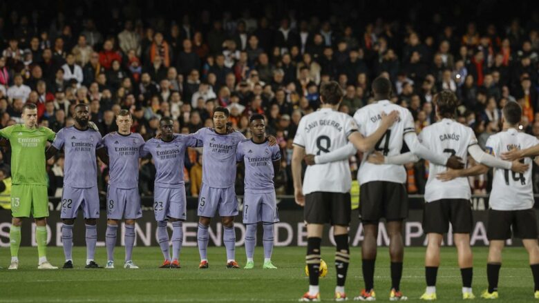 Ndeshja Real Madrid-Valencia mund të shtyhet shkaku i përmbytjeve